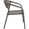 Nagano - Stapelstoel - Aluminium frame - Ø4mm rope - Grijs