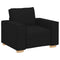 Sofa Stoel Zwart 60 cm Stof