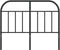 vidaXL - Hoofdbord - metaal - zwart - 120 - cm