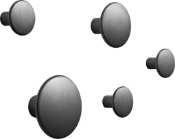 Muuto Dots metaal kapstok set van 5 stuks