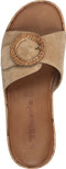 Tamaris Core - Dames Muiltjes - Klittenbandsluiting - TAN - Maat 39