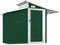 vidaXL - Tuinschuur - 270x130x208,5 - cm - gegalvaniseerd - staal - groen