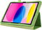 Lunso - Geschikt voor iPad 10 (2022) - Stand flip Bookcase hoes - Groen
