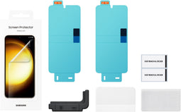 Samsung Galaxy S23 - Screenprotector - Bescherming tegen krassen en vuil - Transparant