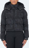 NVLTY Concrete Puffer Jacket - Puffer - Afneembare capuchon - Zwart (maat 40)