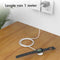 iMoshion Draadloze Oplader Geschikt voor de Apple Watch - Oplaadkabel voor Apple Watch Series 1 / 2 / 3 / 4 / 5 / 6 / 7 / 8 / 9 / SE (2) / Ultra (2) - 2-in-1 USB-A & USB-C - 1 meter - Wit