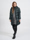 Vila Viadaya - Halflange jas - Afritsbare capuchon - Darkest Spruce Dames Maat 44