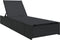 vidaXL - Ligbed - Zwart - 60x200x27 - cm - Poly - Rattan