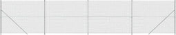 vidaXL - Gaashek - met - flens - 2x10 - m - zilverkleurig