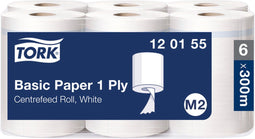 Poetspapier tork m2 universal 1laags 300m wit | 36 stuks