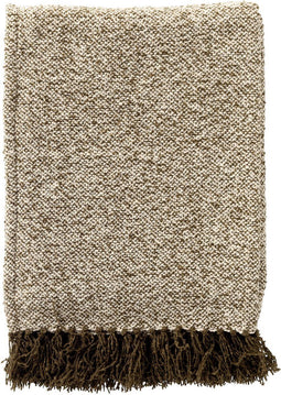 Dutch Decor - SALLY - Plaid 140x180 cm - zacht - franjes - Military Olive - groen