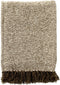 Dutch Decor - SALLY - Plaid 140x180 cm - zacht - franjes - Military Olive - groen