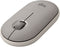 Logitech Pebble M350 - Draadloze Bluetooth Muis - Stil klikken - Sand