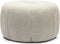 Riviera Maison Poef Beige, Kruk, Voetenbank, Rond - Falcone Stool - Linnen, hout - (ØxH) 72x41.0