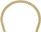 FOSSIL JF04956710 - Dames Collier - T-Bar met pavé-kristallen - Goudkleurig