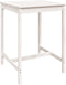 vidaXL Tuintafel 82,5x82,5x110 cm massief grenenhout wit