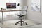 Feel Furniture - Luxe Bureaustoel - Lage Rugleuning - Lichtgrijs met Mat Zwart Frame