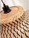 GOOD&MOJO Vloerlamp Ibiza - Bamboe/Zwart - 83x65x176cm - - Staande lampen voor Woonkamer - Slaapkamer