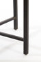 Light & Living Poef Izza - Leder - Grijs