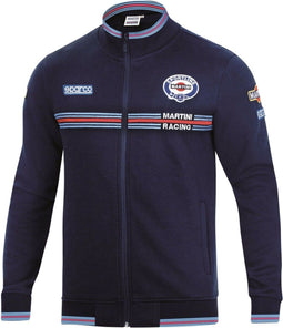 Sparco Full Zip Sweatshirt Martini Racing | marineblauw / xl | Sweatshirt | 01278MRBM4XL