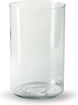 Jodeco Bloemenvaas Chelsea - helder transparant - glas - 12,5 x 20 cm - cilinder vaas