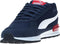 Puma Graviton JR - Lage sneakers - SoftFoam+ inlegzool - Peacoat-Puma White-High Risk Red - Maat 36