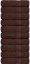 vidaXL - Badhanddoeken - 10 - st - 100x150 - cm - 360 - g/m² - 100% - katoen - bruin