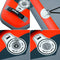 Rebel RBA-4500-OR - Opblaasbaar SUP-board - Inclusief accessoires - Oranje