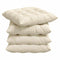 Zitkussens 4 pcs Creme 40 x 40 x 6 cm Katoen Stof