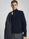 JACK&JONES PREMIUM JPRBLAWINTER - Heren Trui - Half-zip met opstaande kraag - Donkerblauw - Maat L
