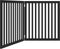 vidaXL - Hondenhek - inklapbaar - 2 - panelen - 160 - cm - populierenhout - zwart
