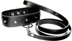 Sportsheets - Leather halsband & Leash Set - Halsband