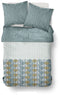Today Sunshine - Tweepersoonsbedset - 100% Katoen - 240 x 260 cm - Groen (2 stuks)