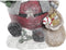 Kerstversiering DKD Home Decor Kerstman Magnesium (27 x 20 x 43 cm) (2 Stuks)