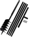 vidaXL - Grondboor - 100 - mm - met - 9 - m - verlengstuk - Staal