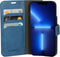 Mobiparts iPhone 13 Pro - Classic Wallet Case - Ruimte voor pasjes - Steel Blue