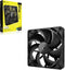 Corsair iCUE Link RX140 - 140mm PWM-fan - Laag geluidsniveau en hoge luchtstroom - Zwart (1x)