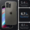 Spigen ACS03204 - Soft case - Ultra Hybrid - Transparant