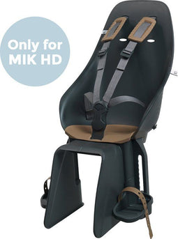 Urban Iki Fietsstoeltje Achter - MIK HD - 5-puntsgordel TÜV goedgekeurd - Bincho Black/ Kurumi Brown