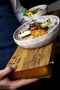 The.Board Small | Houten Serveerplank | Wagonhout | Lederen hengsel | Handgemaakt | Met lijnolie bewerkt