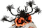 Halloween/horror verkleed diadeem/tiara - spinnen en bloemen - kunststof - dames/meisjes
