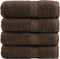 vidaXL - Gastendoekjes - SOLUND - 4 - st - 600 - g/m² - 30x50 - cm - bruin