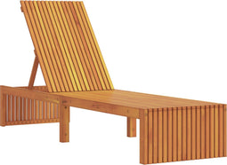 vidaXL - Ligbed - 200x55x30 - cm - Massief - Acaciaboomhout