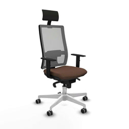 Bureaustoel met hoofdsteun Piqueras y Crespo 1D026G1 Donkerbruin