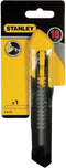 Stanley SM - Afbreekmes 18mm - Antichoc ABS uitvoering - Veilige schuifknop