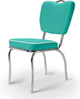 Bel Air Retro Eetkamerstoel CO-26 Turquoise