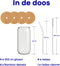 Malmoo Drinkglazen - Set van 4 - 450mL - Inclusief bamboe deksels en herbruikbare rietjes (4 stuks)