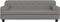 vidaXL - Hondenmand - 90x53x30 - cm - kunstleer - grijs
