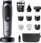 Braun All-in-One Series 7 AIO7560 - 13-in-1 Verzorgingsset - Baardtrimmer met 14 lengtes en AquaGrip - Grijs