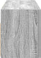 vidaXL - Badkamerwandkast - 80x25x30 - cm - bewerkt - hout - grijs - sonoma - eiken
